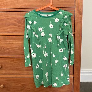 Tea Collection Green Flutter Dress, size 10